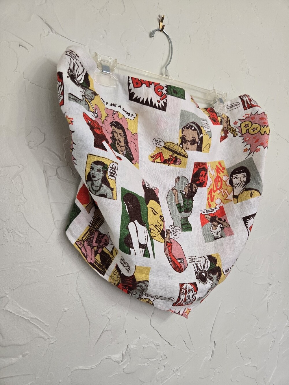 Reformation Linen Comic Cartoon Strapless Dillon Top, 16 - Picture 4 of 13
